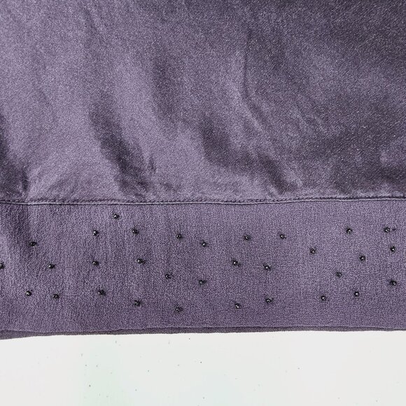 Vtg Y2K Judith Hart Silk Slip Dress M Purple Dark Fairy Goth Whimsigoth Festival - Picture 8 of 13